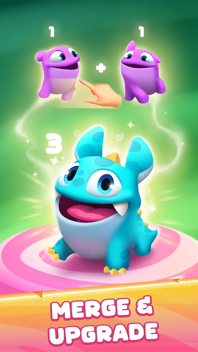 Candy Critters: Idle Merge creatures on the counter
