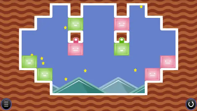 Jelly no Puzzle - Puzzle Game grid of coloured jelly blocks